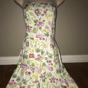 HEART SOUL BEACH FLIP FLOP PATTERN DRESS 9-EUC‎